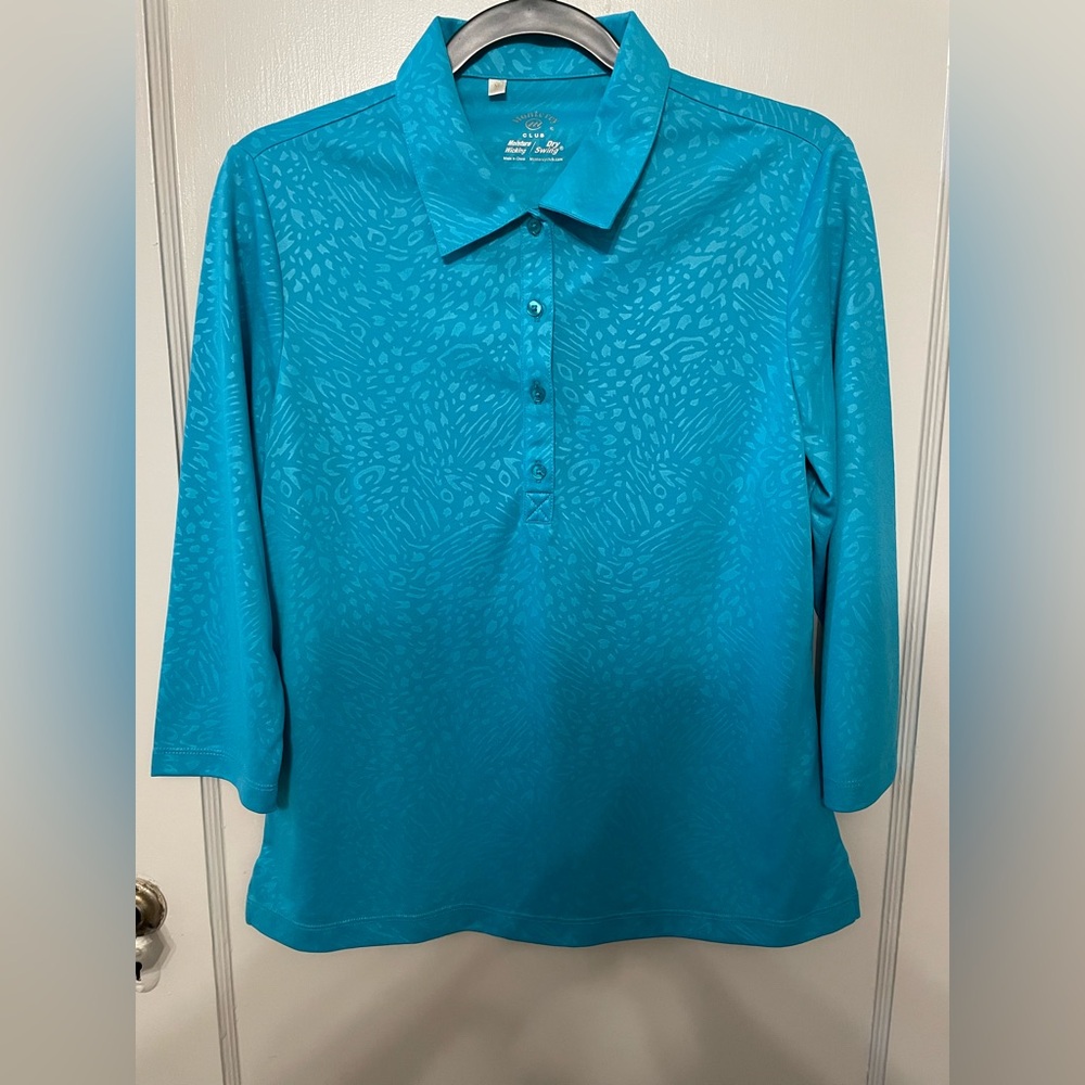 Women's Turquoise Polo Shirt